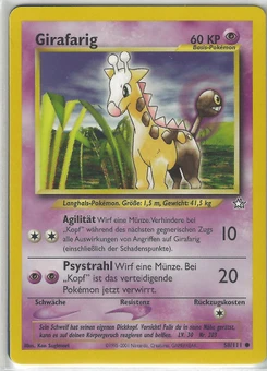 Pokémon-Karte Girafarig 058/111