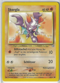 Pokémon-Karte Skorgla 059/111