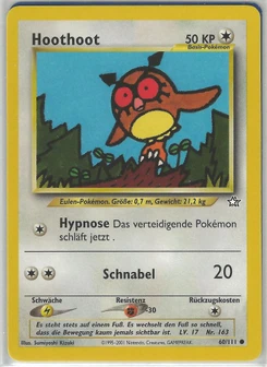 Pokémon-Karte Hoothoot 060/111