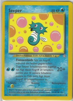 Pokémon-Karte Seeper 062/111