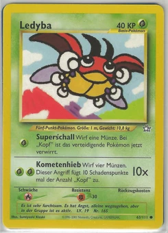 Pokémon-Karte Ledyba 063/111
