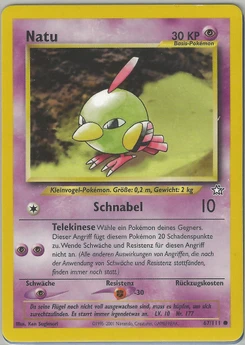 Pokémon-Karte Natu 067/111