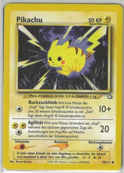 Pokémon-Karte Pikachu 070/111