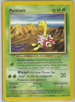 Pokémon-Karte Pottrott 072/111