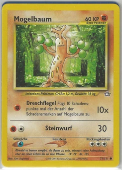 Pokémon-Karte Mogelbaum 077/111