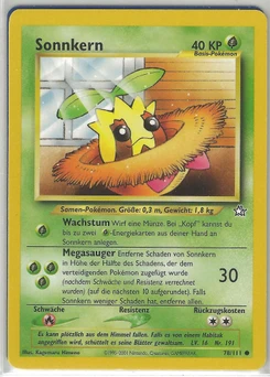 Pokémon-Karte Sonnkern 078/111