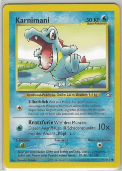 Pokémon-Karte Karnimani 081/111