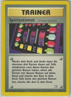 Pokémon-Karte Spielautomat 083/111