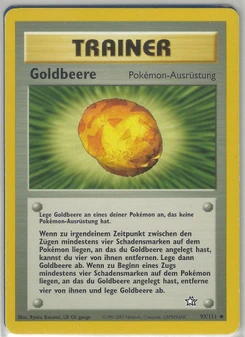 Pokémon-Karte Goldbeere 093/111
