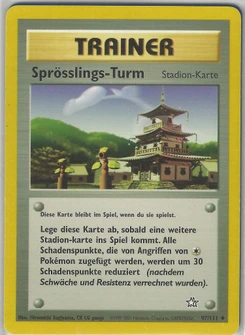 Pokémon-Karte Sprösslings-Turm 097/111