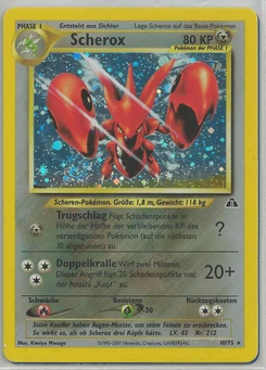Pokémon-Karte Scherox 010/075