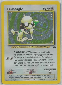 Pokémon-Karte Farbeagle 011/075