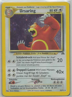 Pokémon-Karte Ursaring 015/075