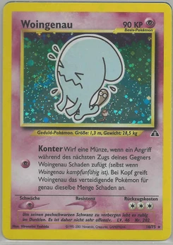 Pokémon-Karte Woingenau 016/075