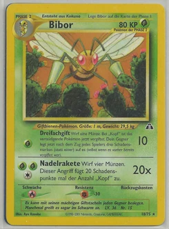 Pokémon-Karte Bibor 018/075