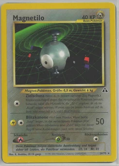 Pokémon-Karte Magnetilo 026/075