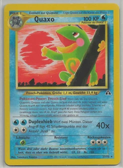 Pokémon-Karte Quaxo 027/075