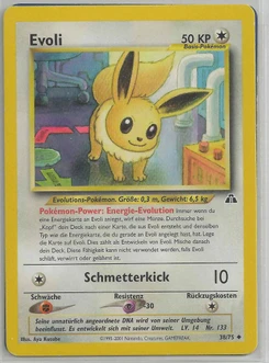 Pokémon-Karte Evoli 038/075