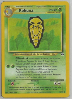 Pokémon-Karte Kokuna 041/075
