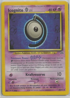 Pokémon-Karte Icognito D 047/075