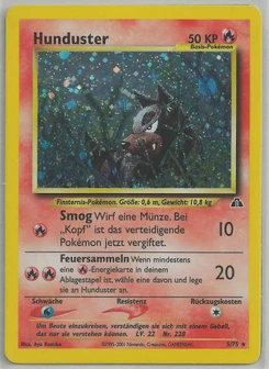 Pokémon-Karte Hunduster 005/075