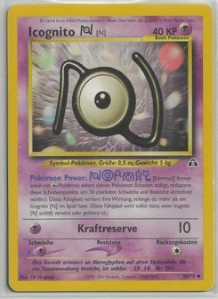 Pokémon-Karte Icognito N 050/075