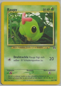 Pokémon-Karte Raupy 053/075