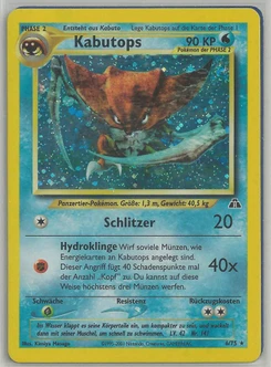 Pokémon-Karte Kabutops 006/075