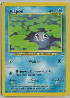 Pokémon-Karte Quapsel 062/075