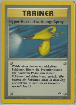 Pokémon-Karte Hyper-Rückentwicklungs-Spray 073/075
