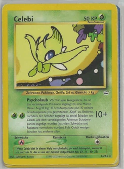 Pokémon-Karte Celebi 016/064