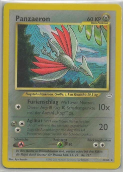 Pokémon-Karte Panzaeron 023/064