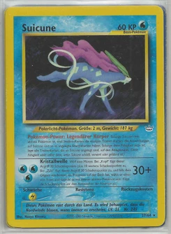 Pokémon-Karte Suicune 027/064