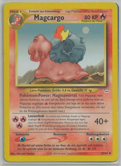 Pokémon-Karte Magcargo 033/064
