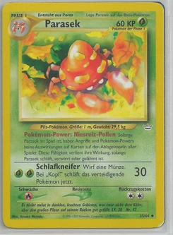 Pokémon-Karte Parasek 035/064