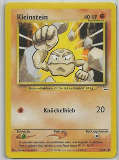 Pokémon-Karte Kleinstein 044/064
