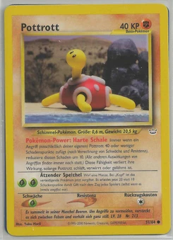 Pokémon-Karte Pottrott 051/064