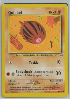Pokémon-Karte Quiekel 057/064