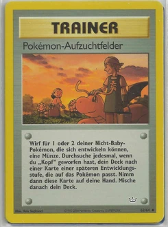 Pokémon-Karte Pokémon-Aufzuchtsfelder 062/064