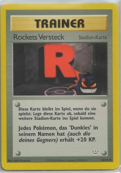 Pokémon-Karte Rockets Versteck 063/064
