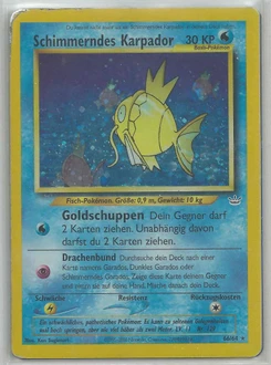 Pokémon-Karte Schimmerndes Karpador 066/064