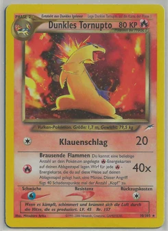 Pokémon-Karte Dunkles Tornupto 010/105