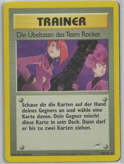 Pokémon-Karte Die Übeltaten des Team Rocket 103/105