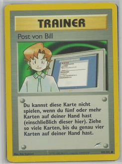 Pokémon-Karte Post von Bill 105/105