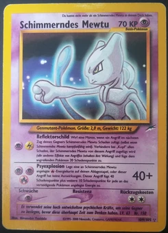 Pokémon-Karte Schimmerndes Mewtu 109/105