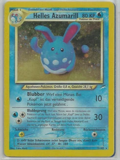 Pokémon-Karte Helles Azumarill 013/105