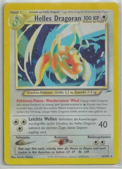 Pokémon-Karte Helles Dragoran 014/105