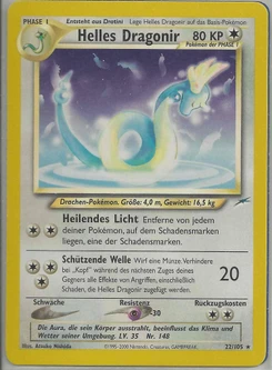 Pokémon-Karte Helles Dragonir 022/105
