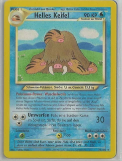 Pokémon-Karte Helles Keifel 026/105