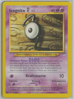 Pokémon-Karte Icognito G 027/105